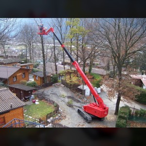 Nacelle automotrice sur chenilles 23m