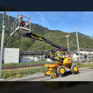 Nacelle automotrice 16m / rail-route