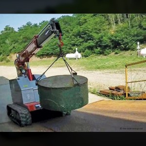 Grue électrique 2 t à chenilles